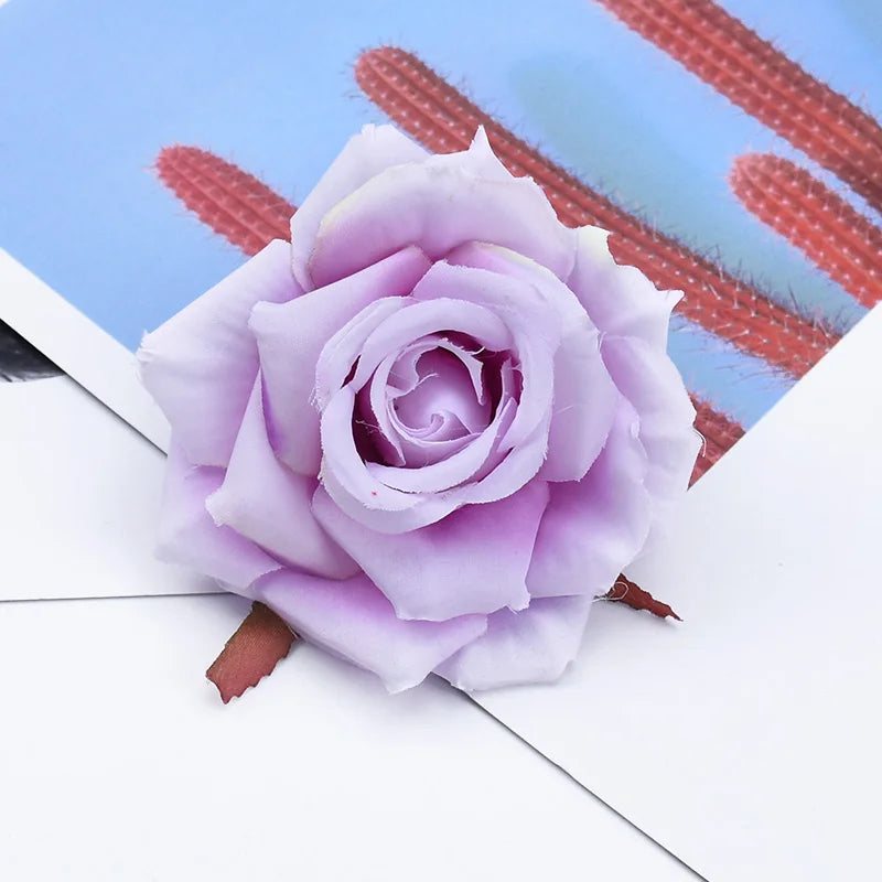 Silk Rose Artificial Flowers 20/40 Pcs – Wedding & Home Décor Artificial Silk Flowers Axl color 12 40 Pieces