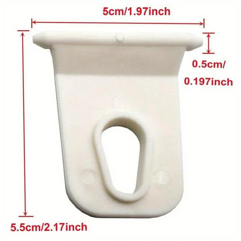 5 Pairs RV Awning Hook Clips with S Hooks – Camper Caravan Awning Hook Clips Axl