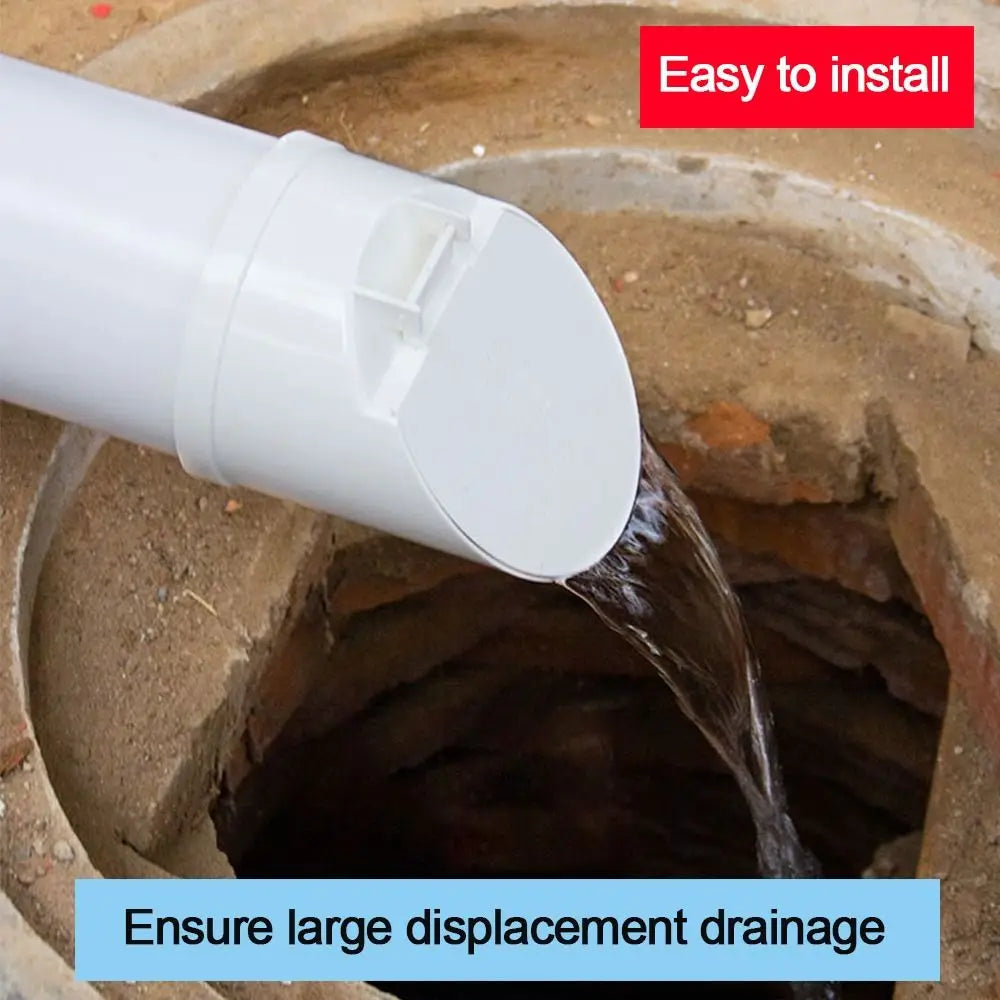 PVC Floor Drain Cover 50–160mm | Anti-Odour Pipe Valve Floor Drain Cover Axl