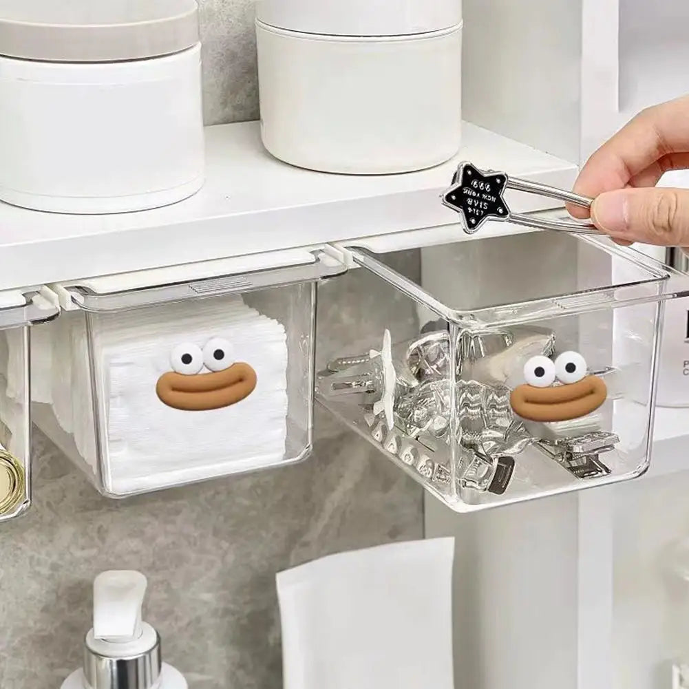 Drawer-Style Bathroom Storage Box – Clear Plastic Organizer Bathroom Storage Box Axl