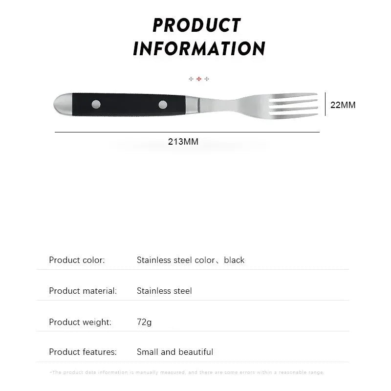 Stainless Steel Steak Fork Set – 1 to 8 Pieces | BBQ & Dining Steak Fork Set Axl