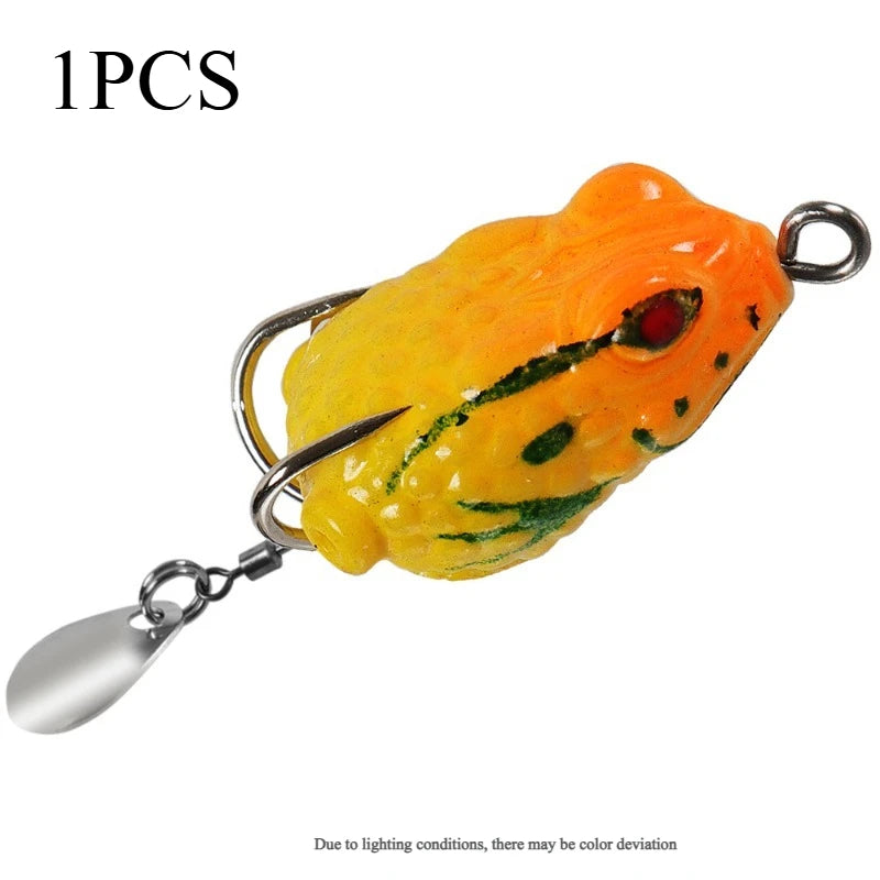 Mini Bullfrog Soft Frog Fishing Lure 2.5cm 3g | Thai Style Bait Soft Fishing Lure Axl 06-1PCS