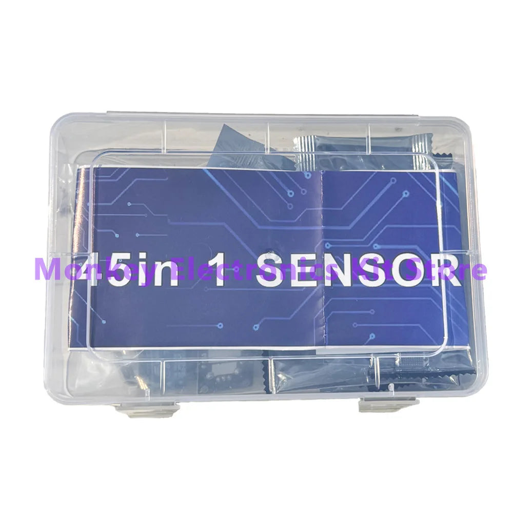 45-in-1 Sensor Module Starter Kit for Arduino & Raspberry Pi Electronics Sensor Kit Axl 45 with small box