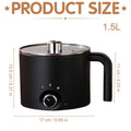 Electric Wax Melting Pot 1.5L | Non-Stick Candle Maker Wax Melting Pot Axl Black