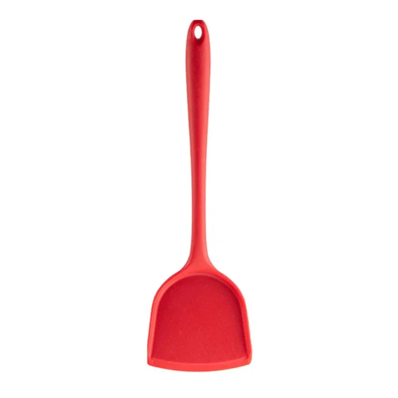 Silicone Cooking Utensils Set – Non-Stick Spatula & Spoon Silicone Utensil Set Axl Red Shovel