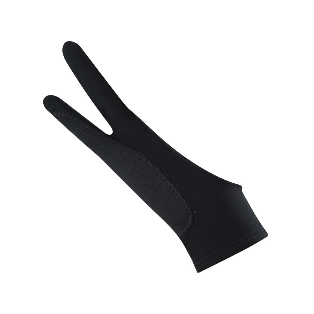 Two-Finger Drawing Glove – Palm Rejection for Tablets & iPad Artist Drawing Glove Axl black
