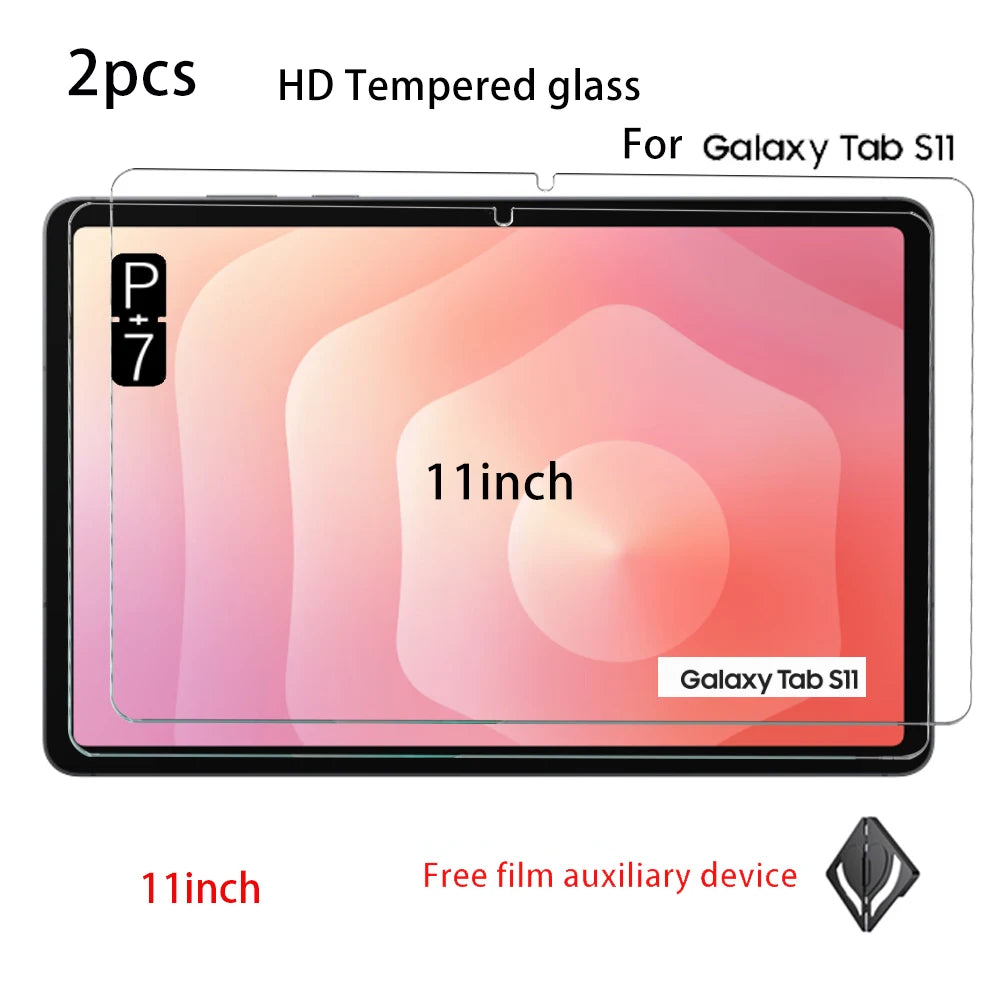 2-Pack Tempered Glass Screen Protector – Samsung Galaxy Tab S7 S8 S9 S11 Tablet Screen Protector Axl FOR S11 11 Inch