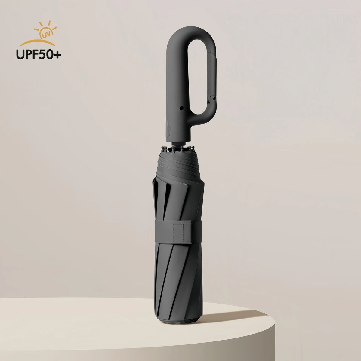 20-Bone Windproof Auto Folding Umbrella – 105cm Men's Large Folding Umbrella Axl Black-OP1 Iron 10K