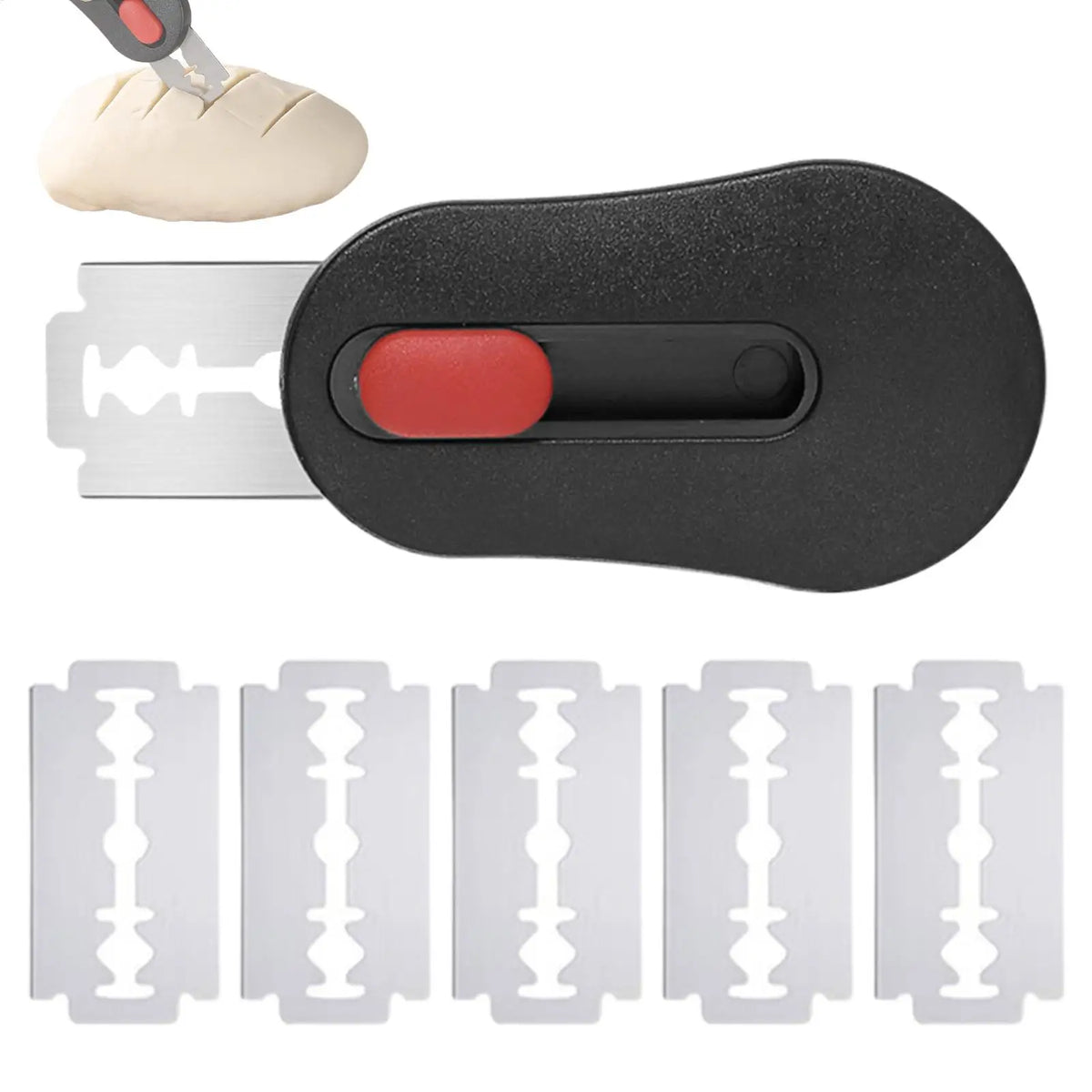 Bread Scoring Lame Tool + 5 Blades | Sourdough Dough Slasher Bread Scoring Lame Axl