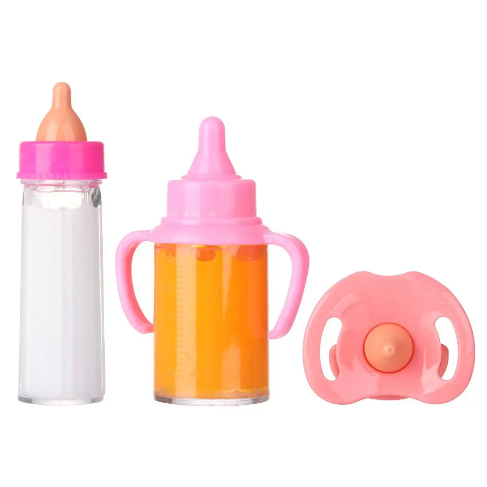 18-Inch Doll Feeding Bottles & Nipple Set – Magic Milk Accessory Doll Accessories Axl