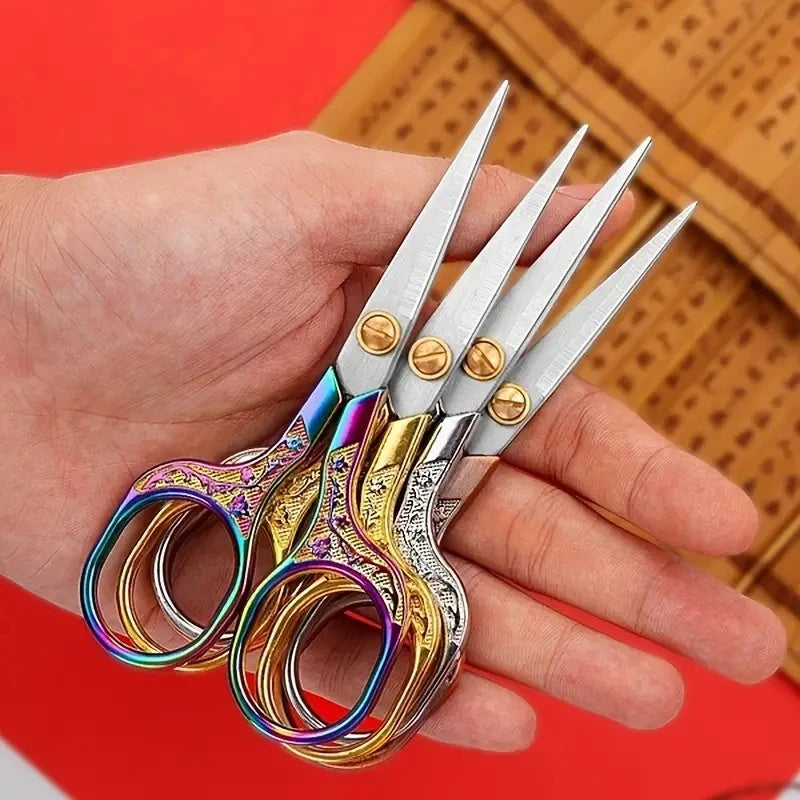 Vintage Stainless Steel Embroidery Scissors | Tailor Sewing Shears Embroidery Scissors Axl
