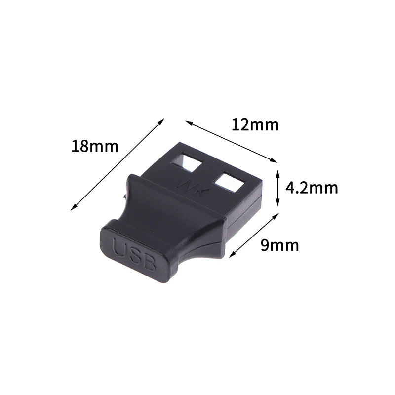 USB Type-A Dust Plugs 5/10 Pack – Port Covers with Handle USB Port Dust Plugs Axl