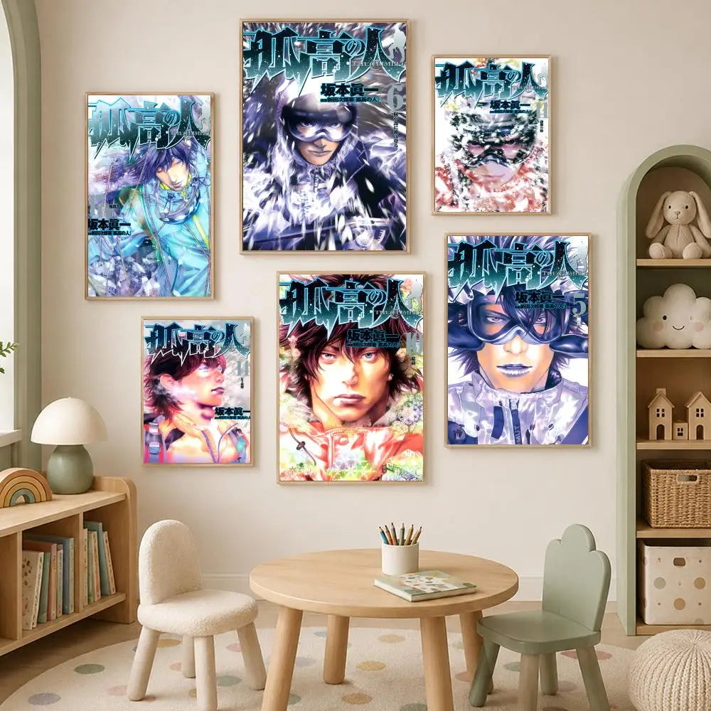 The Climber Manga Poster – Self-Stick HD Waterproof Wall Art Wall Art Poster Axl