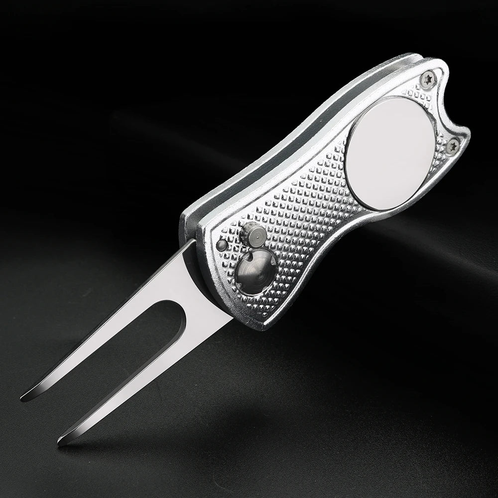Golf Green Fork – Aluminum & 440C Stainless Steel Divot Tool Golf Divot Tool Axl I China Mainland