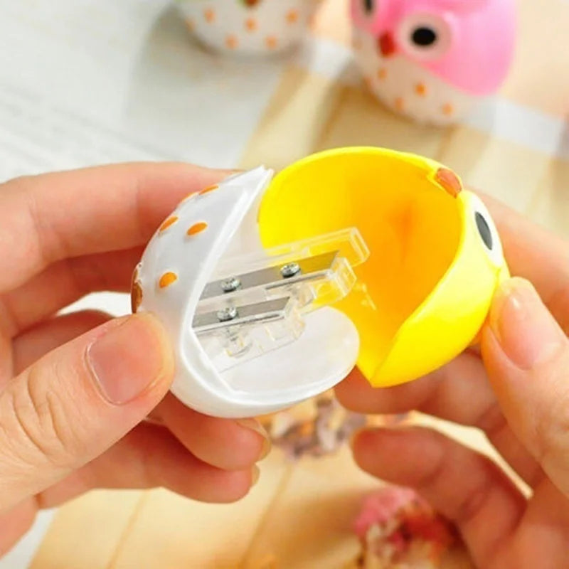 Cute Owl Pencil Sharpener – Mini Kids School Supply Pencil Sharpener Axl