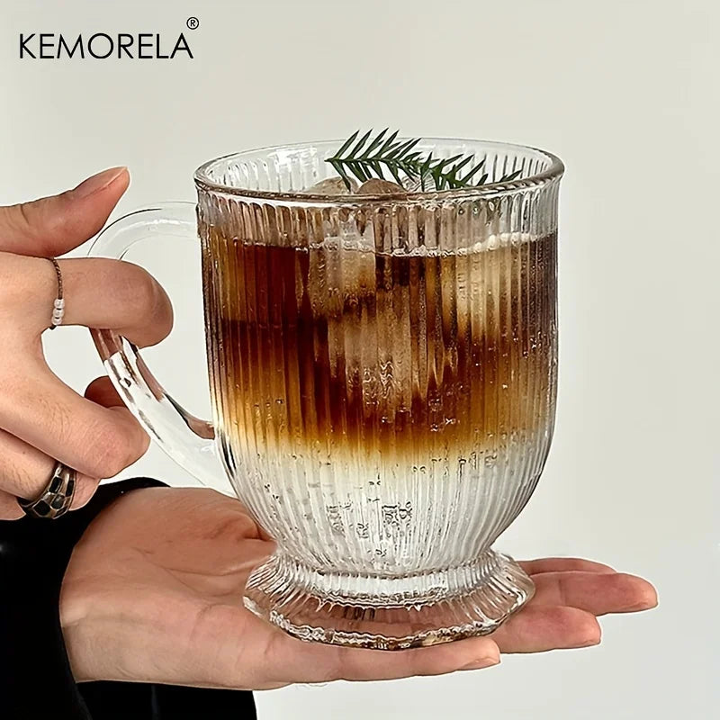 KEMORELA Large Capacity Glass Cup – Coffee, Cocktail & Gift Set Cocktail Glass Set Axl 1PCS 301-400ml