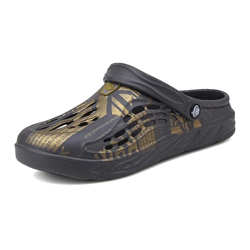 Men's Slip-On Clogs – Breathable Casual Garden Sandals Men's Clogs Sandals Axl GRAY 42