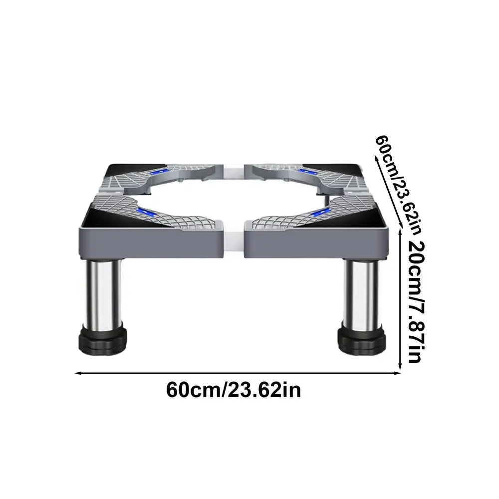 Stainless Steel Washing Machine & Dryer Pedestal Stand – 4 Feet Appliance Pedestal Stand Axl As picture