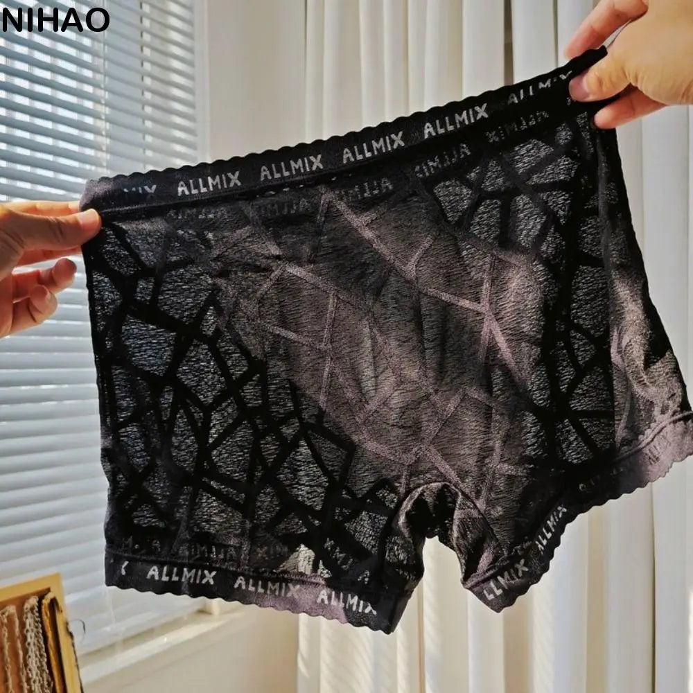 Men's Ice Silk Boxer Briefs – Mesh Quick-Dry Underwear Men's Boxer Briefs Axl
