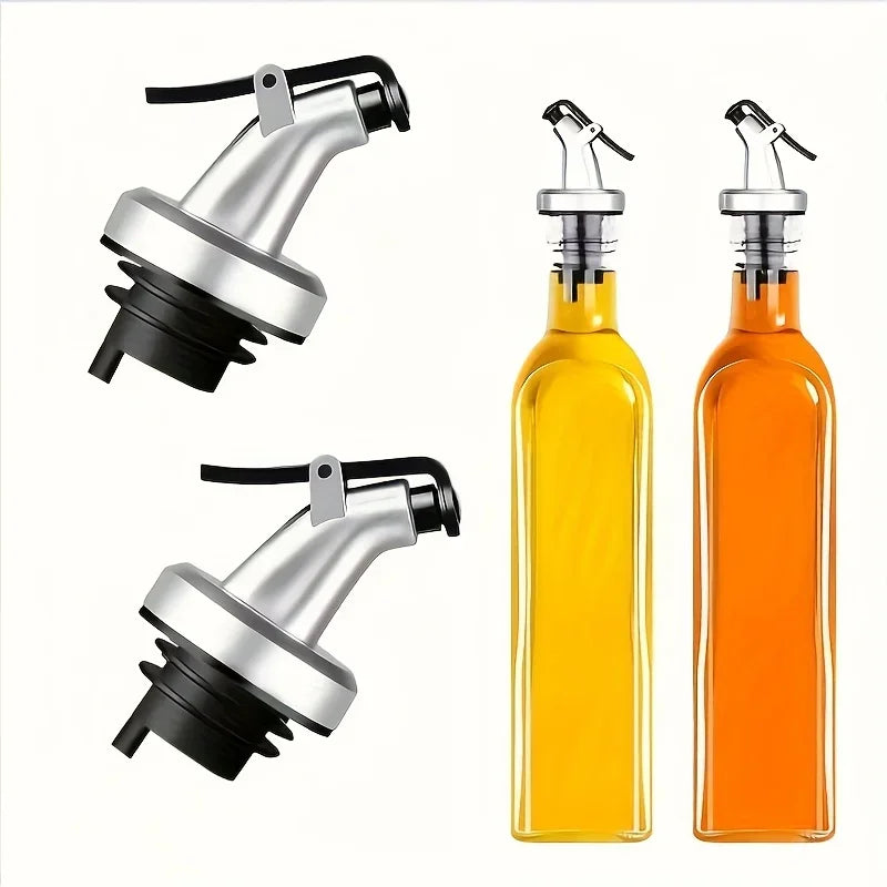 Leak-Proof Oil Pourer Cap – Spout for Oils, Soy Sauce & Vinegar Oil Pourer Cap Axl