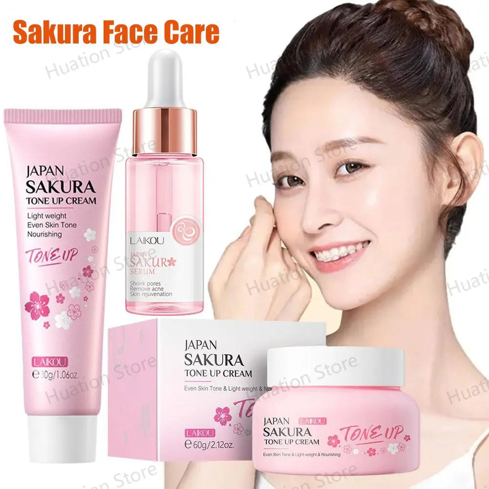LAIKOU Sakura Cherry Blossom Facial Cream – Collagen Moisturizer Facial Moisturizer Cream Axl