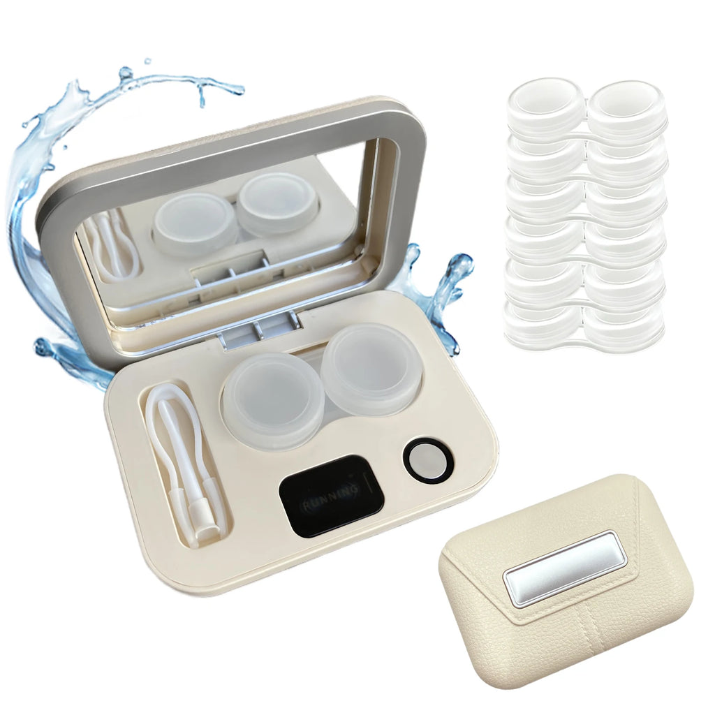 Rechargeable Electric Contact Lens Cleaner & Portable Case Contact Lens Cleaner Axl