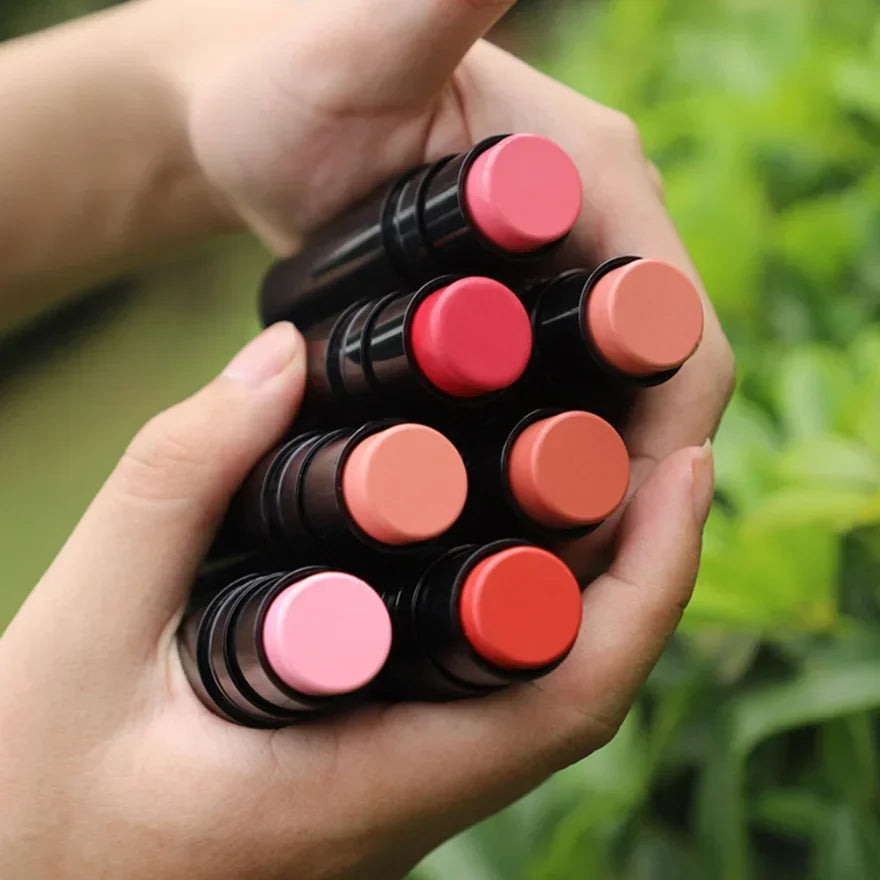 Double-Sided Blush Stick with Brush – Brightening Blusher Blush Stick Axl
