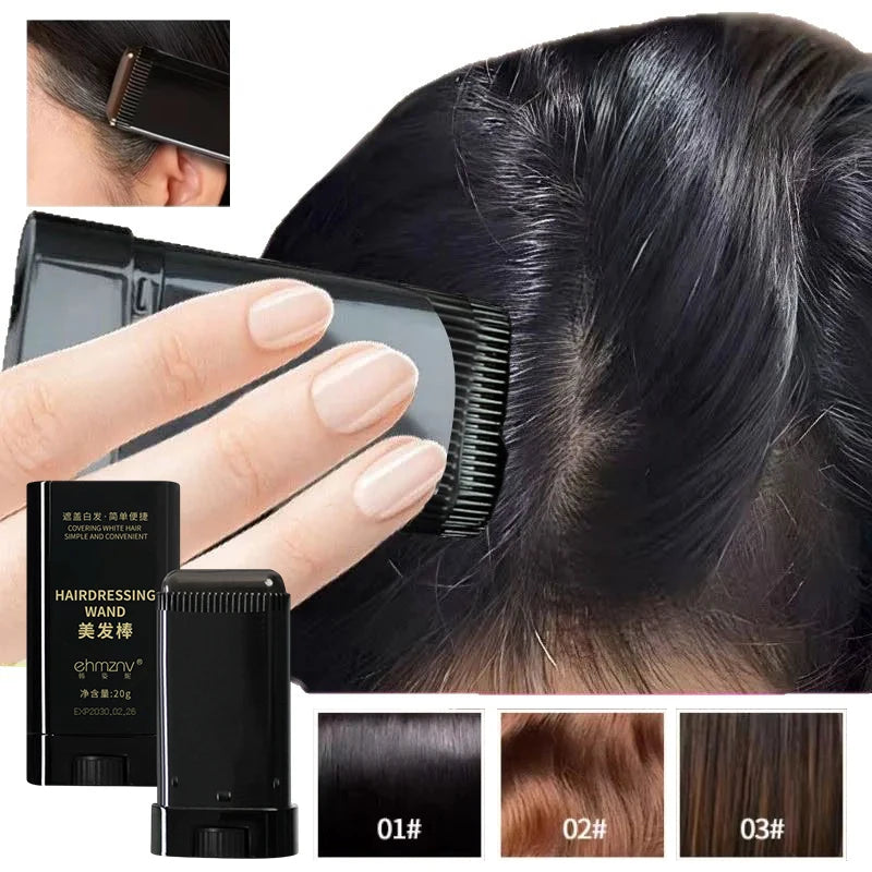 Hair Color Dye Stick – Instant Gray & Hairline Coverage Hair Dye Stick Axl