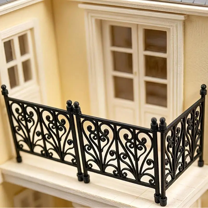 Dollhouse Miniature Carved Fence Model – DIY Decor & Photo Prop Dollhouse Miniature Axl
