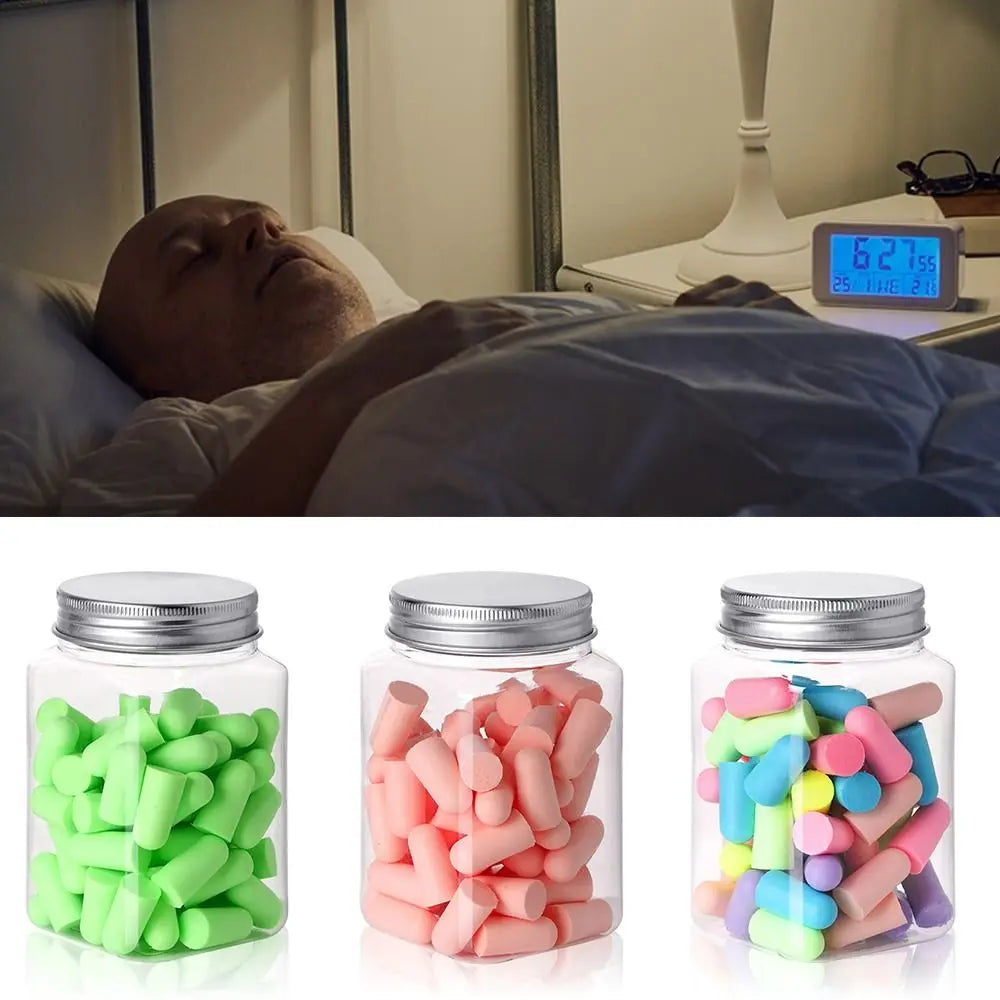 Multicolor Foam Earplugs – Noise Reduction Sleep & Travel Foam Earplugs Axl