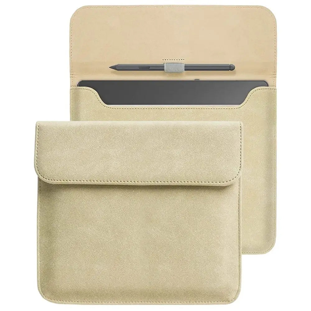 PU Leather Sleeve Case for Kindle Scribe 10.2 & Kobo Elipsa Tablet Sleeve Case Axl Khaki Kindle Scribe 10.2