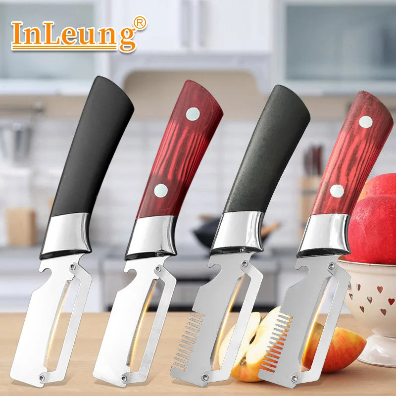 Stainless Steel Multifunction Vegetable & Fruit Peeler Vegetable Peeler Axl