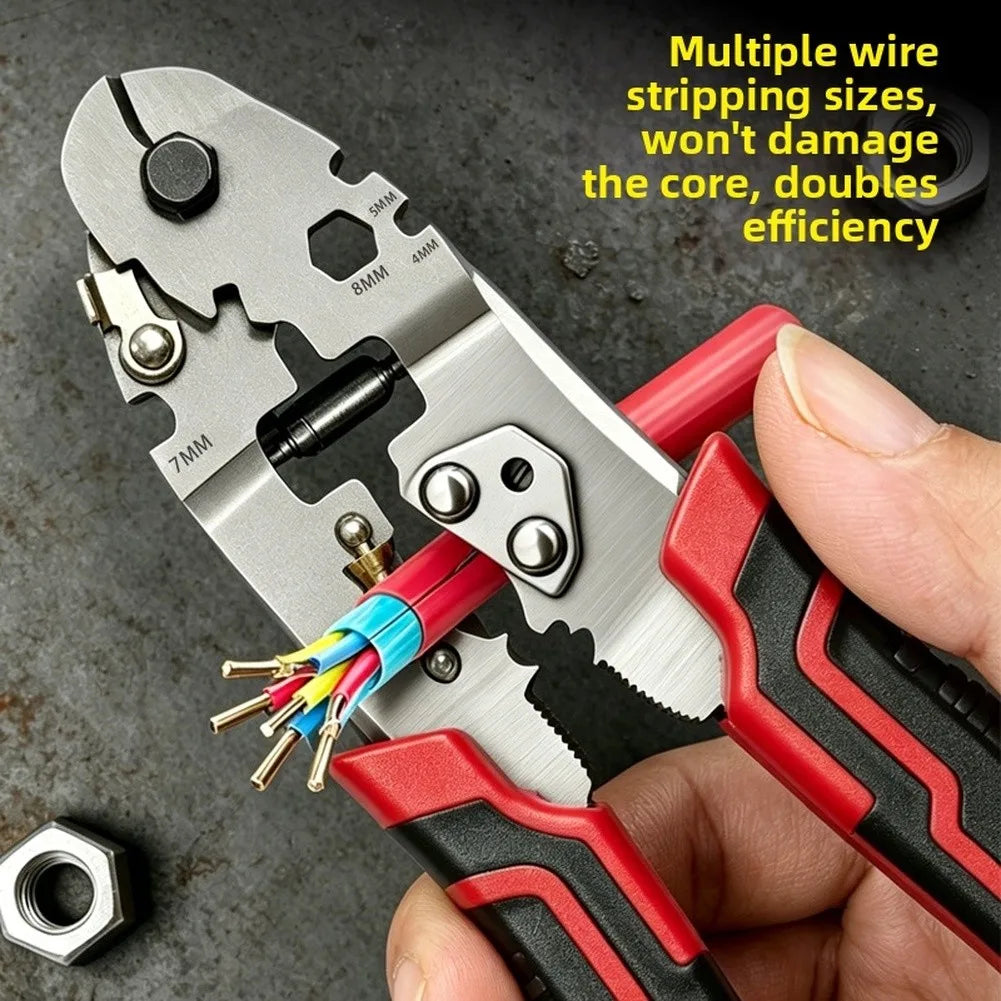 Heavy-Duty Wire Rope Pliers – 4-in-1 Ergonomic Wire Cutter Tool Wire Rope Pliers Axl