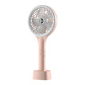 Portable Handheld Mini Fan – USB Rechargeable 2-Speed Quiet Handheld Mini Fan Axl Pink