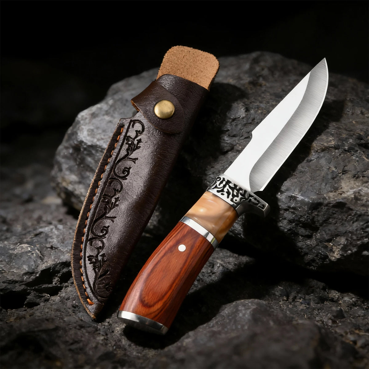 PLYS Chef Boning Knife – Stainless Steel & Wooden Handle Chef Boning Knife Axl