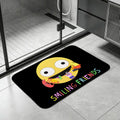 Diatomite Bath Mat – Quick Dry Anti-Slip Anime Design Bath Mat Axl White1 40x60cm