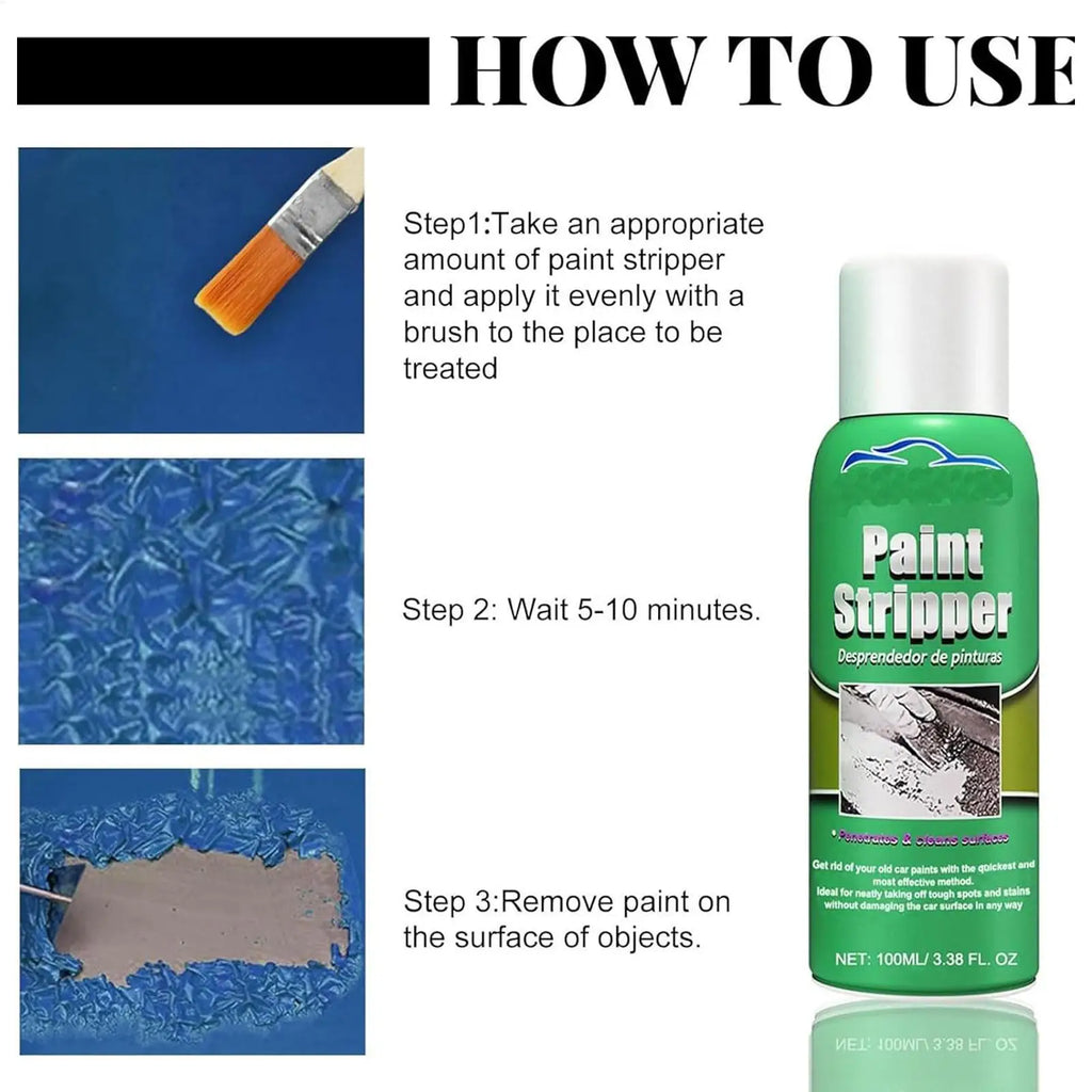 100ml Paint Stripper – Car, Metal, Wall & Marine Use Paint Stripper Axl
