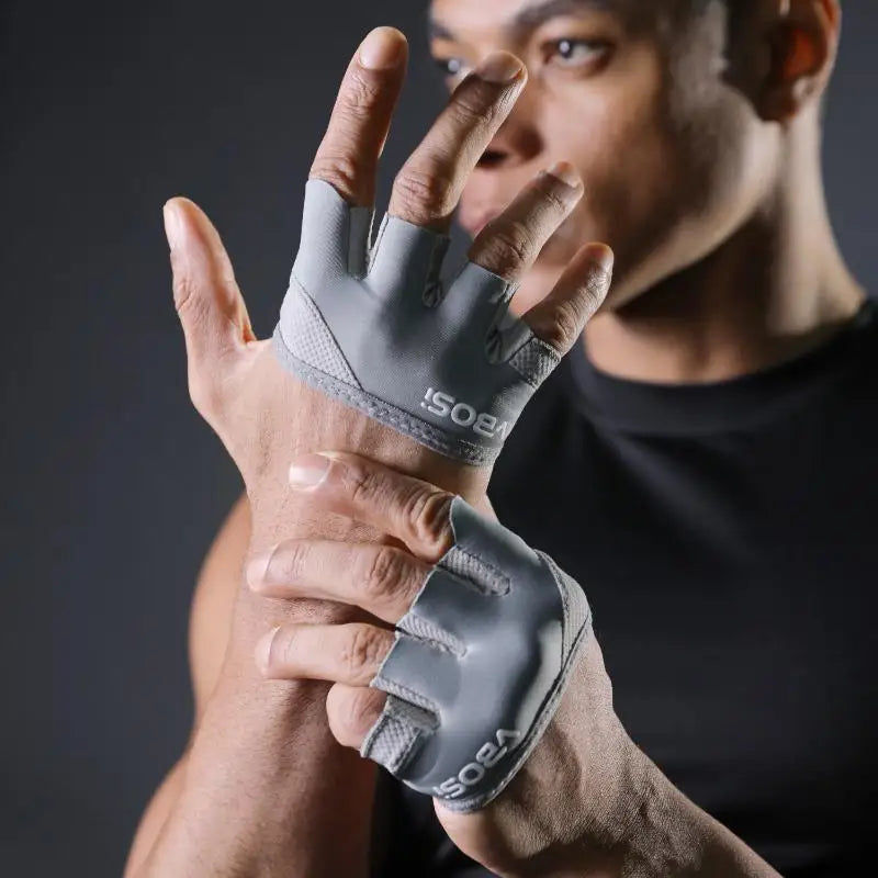 Four-Finger Workout Gloves – Non-Slip Weightlifting Grip Unisex Weightlifting Gloves Axl