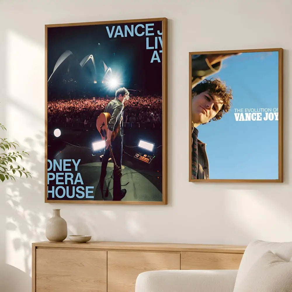 Vance Joy Self-Stick HD PVC Wall Poster – Waterproof Art Decor Wall Art Poster Axl