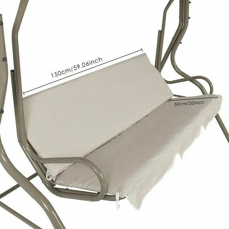 3-Seater Swing Seat Canopy Cover – Waterproof Garden Chair Swing Canopy Cover Axl