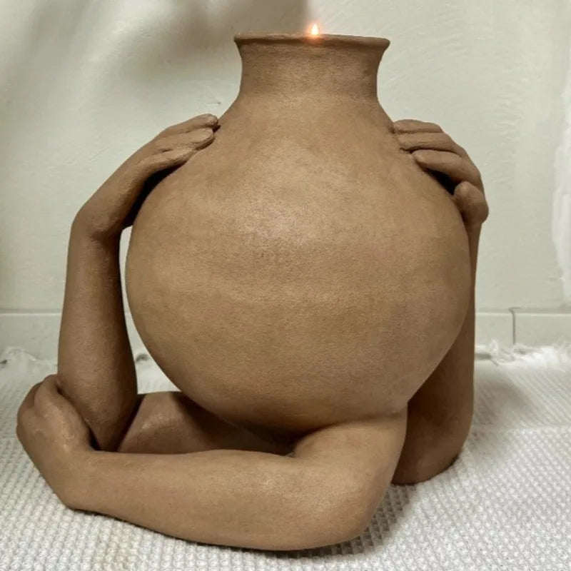 Vintage Pillar Candle Holder – Luxury Decorative Candlestick Pillar Candle Holder Axl