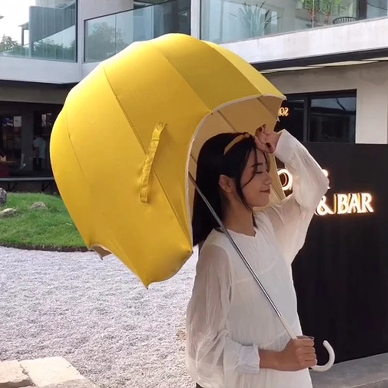 Kids Cartoon Long Handle Umbrella – Sun & Rain Parasol Hat Kids Cartoon Umbrella Axl