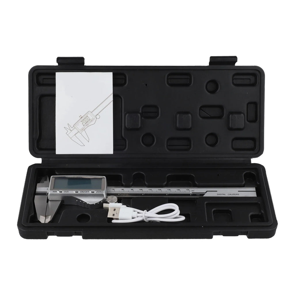 Digital Vernier Caliper – Rechargeable, 0.01mm Precision, 300mm Digital Vernier Caliper Axl