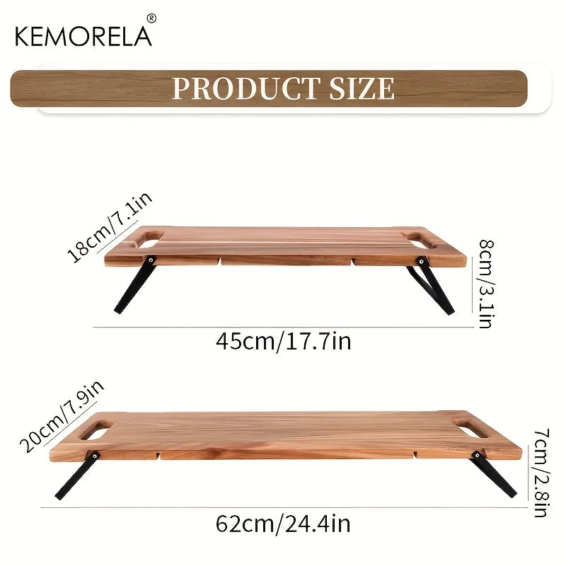 Acacia Wood Charcuterie Board – Folding Legs & Handles Charcuterie Board Axl