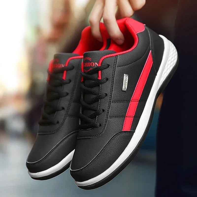 Men's Casual Lace-Up Sneakers – Breathable Cork Sole | Sizes 6–12 Men's Casual Sneakers Axl