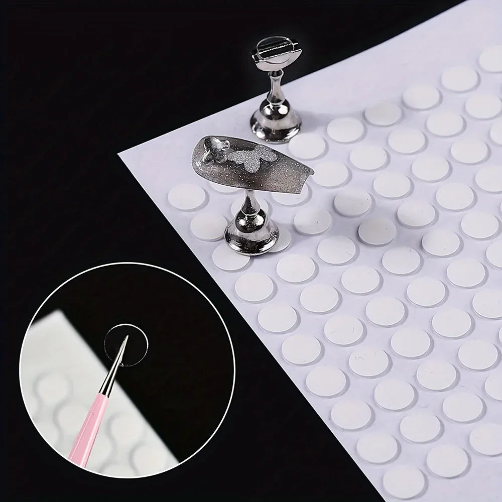 Nail Art Display Board Adhesive Clay – Practice Stand Holder Nail Art Accessory Axl