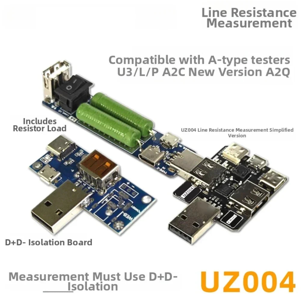 UZ004 Line Resistance Kit – Isolation Board & Resistor Load Electronic Test Accessory Axl Vertical Versions China Mainland