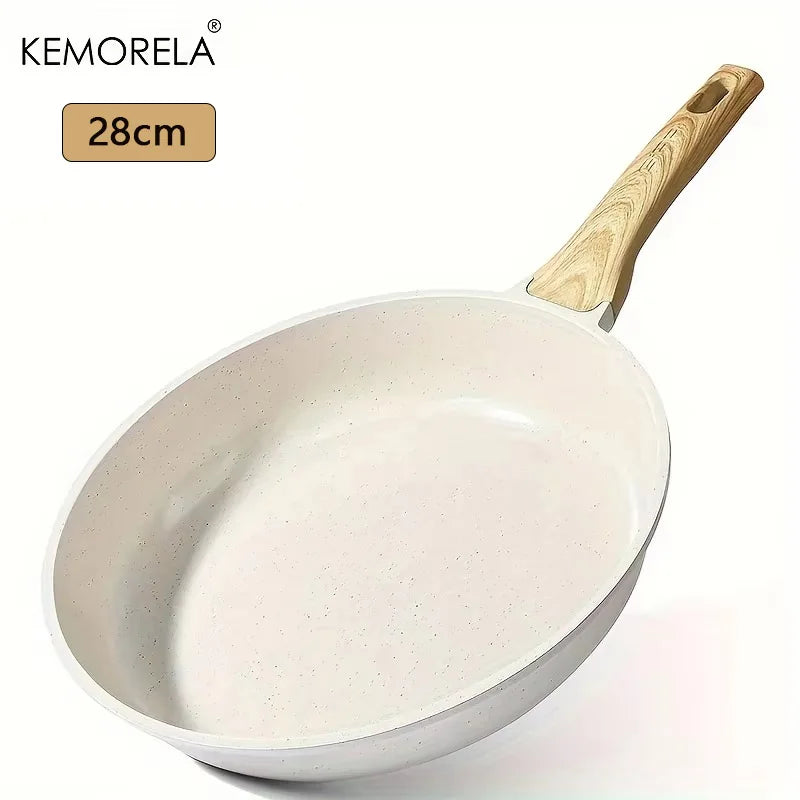 KEMORELA Non-Stick Ceramic Frying Pan – Gas & Induction Wok Ceramic Frying Pan Axl 28cm