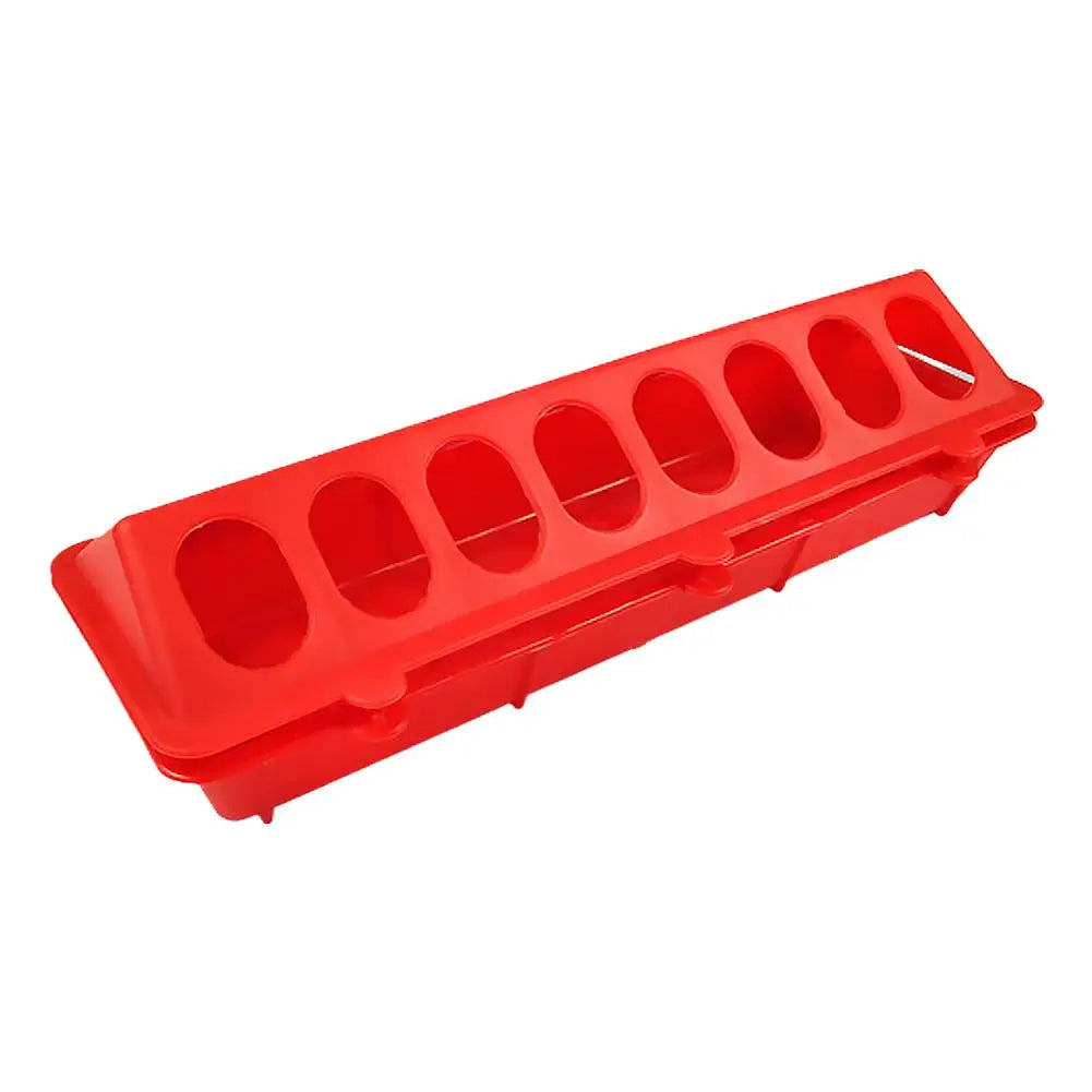Automatic Chicken Feeder & Waterer – 16-Hole Poultry Dispenser Poultry Feeder Waterer Axl Red M