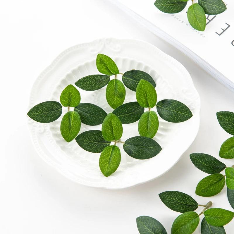 Artificial Silk Tea Leaf Flowers 25pc – DIY Wedding & Home Decor Artificial Silk Flowers Axl